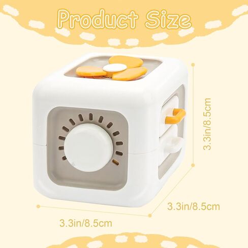 Montessori Busy Cube for Toddlers, Baby Montessori Toys Activity Cube Baby Sensory Travel Toys for Toddlers 12M+ Educational Learning Toy First Birthday Gift for Boys and Girls in Saudi Arabia
