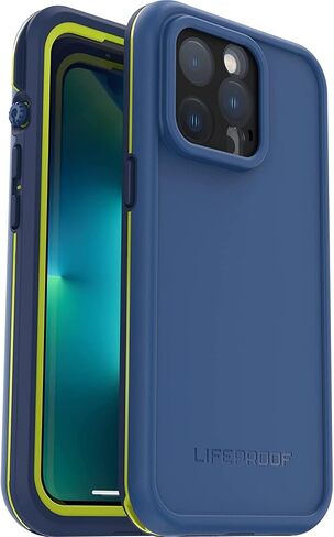 حافظة LifeProof iPhone 13 Pro (فقط) FRĒ Series - سوداء، مقاومة للماء IP68، واقي شاشة مدمج، حماية غطاء المنفذ، مثبتة على MagSafe in Kuwait