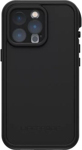 حافظة LifeProof iPhone 13 Pro (فقط) FRĒ Series - سوداء، مقاومة للماء IP68، واقي شاشة مدمج، حماية غطاء المنفذ، مثبتة على MagSafe in Kuwait