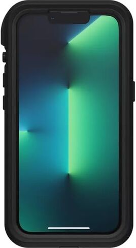 حافظة LifeProof iPhone 13 Pro (فقط) FRĒ Series - سوداء، مقاومة للماء IP68، واقي شاشة مدمج، حماية غطاء المنفذ، مثبتة على MagSafe in Kuwait