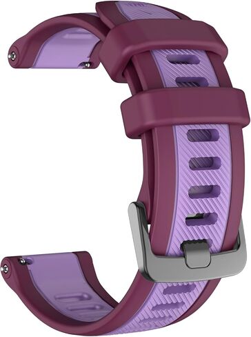 متوافق مع سوار ساعة Garmin Forerunner 265/255، سوار رياضي من السيليكون 22 مم لساعة Garmin Venu 3/Venu 2/Vivoactive 4/Forerunner 265/255 الذكية in Kuwait