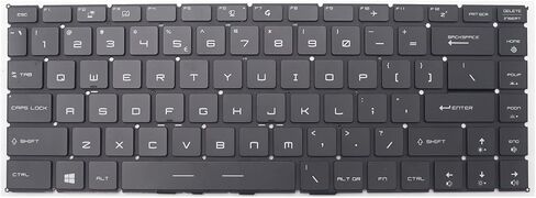 لوحة مفاتيح جديدة لـ MSI GS65 8SE 8SG 8SF Stealth Thin 8RE 8RF GS65VR MS-16Q2 PS63 MS-16S1 PS63 Modern 8RD 8SC 8M 8RC P65 Creator 9SE 9SF 9SG 8SD 8SE 8SF مع إضاءة خلفية أمريكية in Saudi Arabia