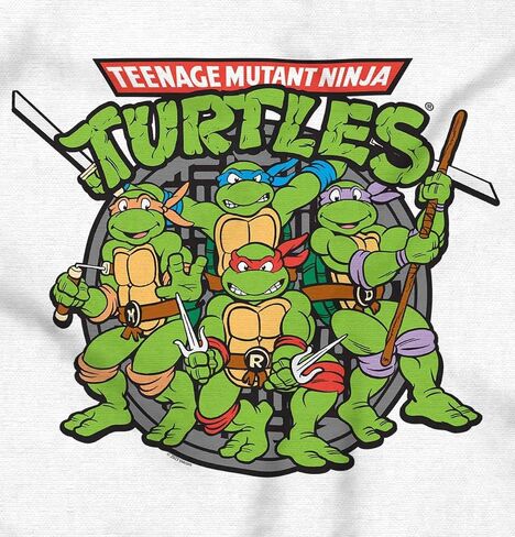 Brisco Brands Teenage Mutant Ninja Turtles Group Baby Romper Boys or Girls in Kuwait