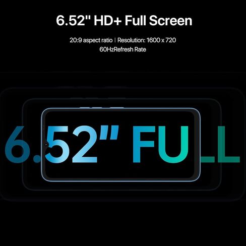UMIDIGI Cell Phone G1, Android12 Unlocked Cell Phone, Dual Sim 4G LTE Mobile Phone, 3+32GB 256G Expandable, 6.52" HD+, 5150mAh, GSM Unlocked in Saudi Arabia