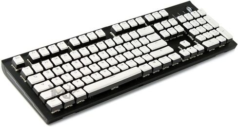 YMDK Non Shine Through OEM Profile PBT Doubleshot Custom Pudding Keycap 87 104 60 Keycaps for MX switch Mechanical Keyboard (Only Keycap) (Coffee Top Black Base) in Kuwait