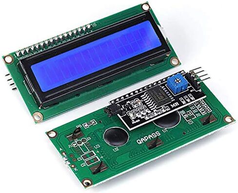 16x2 1602 LCD Display Screen Blue + IIC I2C Module Interface Adapter for Raspberry pi 2 Pack in Saudi Arabia
