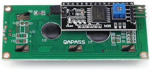 16x2 1602 LCD Display Screen Blue + IIC I2C Module Interface Adapter for Raspberry pi 2 Pack in Saudi Arabia