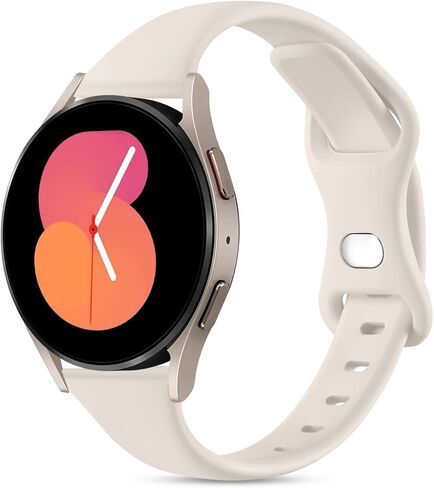 Compatible with Samsung Galaxy Watch 7/6/5/4 Bands 40mm 44mm, 20mm Soft Slim Replacement Wristband for Samsung Watch 7/6 classic Band 47mm 43mm/5/5 Pro 45mm/4/4 Classic 46mm 42mm for Women Men in Saudi Arabia