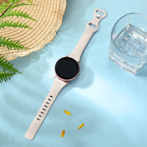 Compatible with Samsung Galaxy Watch 7/6/5/4 Bands 40mm 44mm, 20mm Soft Slim Replacement Wristband for Samsung Watch 7/6 classic Band 47mm 43mm/5/5 Pro 45mm/4/4 Classic 46mm 42mm for Women Men in Saudi Arabia