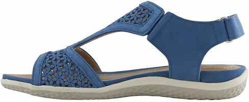 David Tate Womens Lazer Nubuck T-Strap Sport Sandals in Saudi Arabia