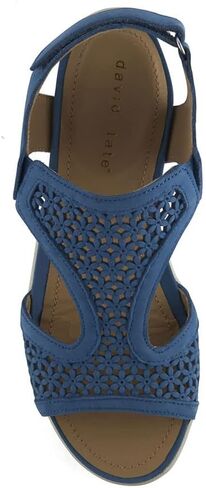 David Tate Womens Lazer Nubuck T-Strap Sport Sandals in Saudi Arabia