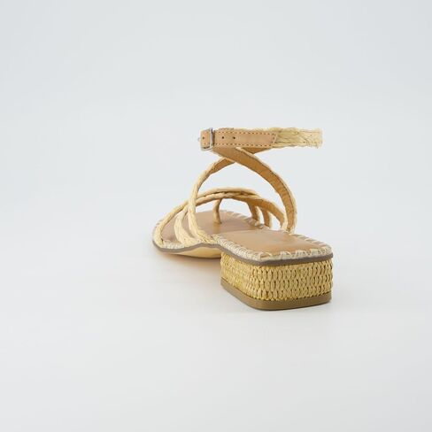 CUSHIONAIRE Women's Wave Block Heel Wrap Sandals +Memory Foam, Wide Widths Available in Saudi Arabia