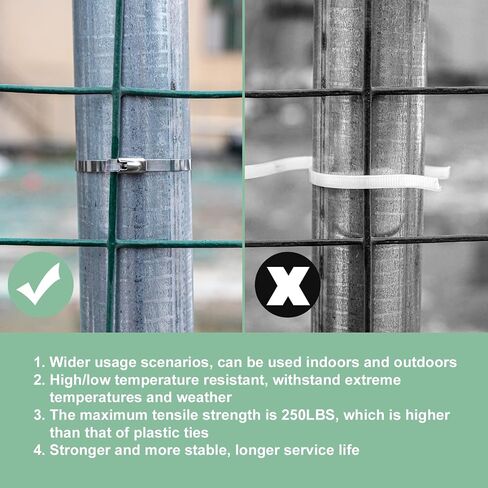 OneLeaf Metal Heavy Duty Zip Ties Tool Set, Stainless Steel Cable Tie Gun for Fastening and Cutting 4mm- 12mm Width Metal Cable Ties, Multifunctional Zip Tie Cutter, Gloves and Metal Zip Ties Remover in Saudi Arabia
