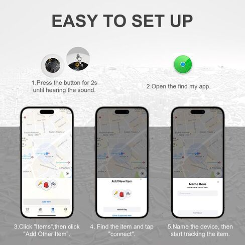 Key Finder,Key Tracker Works with Apple Find My (iOS only), Bluetooth Tracker and Item Locator for Bags, Wallets, Pets, Kids and More. Replaceable Battery,Privacy Protection. (red) in Saudi Arabia