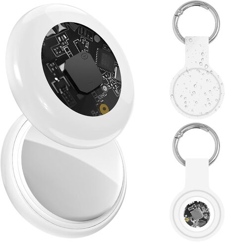 Key Finder,Key Tracker Works with Apple Find My (iOS only), Bluetooth Tracker and Item Locator for Bags, Wallets, Pets, Kids and More. Replaceable Battery,Privacy Protection. (red) in Saudi Arabia