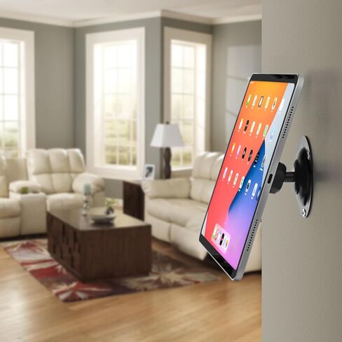 حامل تثبيت على الحائط للكمبيوتر اللوحي iTODOS لأجهزة iPad وiPhone وKindle Fire HD وKindle Paper White وGalaxy Tabs وGoogle Nexus7/11 وSwitch والقارئ الإلكتروني وتعديل 360 درجة متوافق مع الكمبيوتر اللوحي والهاتف مقاس 4 ~ 12.9 بوصة in Kuwait