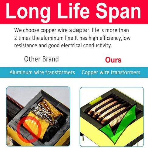 Power Supply, 12V Power Transformers, AC 100-240V to DC 12V 10A Power Supply LED Adapter, 120 Watt Max, for LED Strip Neon Rope String Lights, Computer Project, Recorder, TV Screen in Saudi Arabia