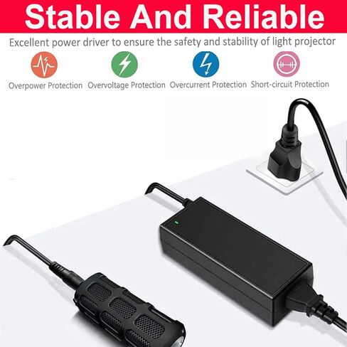 Power Supply, 12V Power Transformers, AC 100-240V to DC 12V 10A Power Supply LED Adapter, 120 Watt Max, for LED Strip Neon Rope String Lights, Computer Project, Recorder, TV Screen in Saudi Arabia