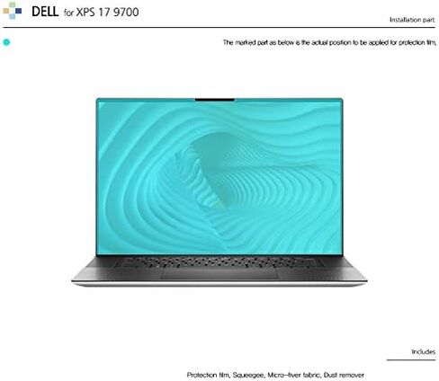 واقي شاشة Healing Shield لشاشة اللمس Dell XPS 17 9700 4K، واقي شاشة خفيف مضاد للوهج غير لامع LCD طبقة حماية خفيفة in Kuwait