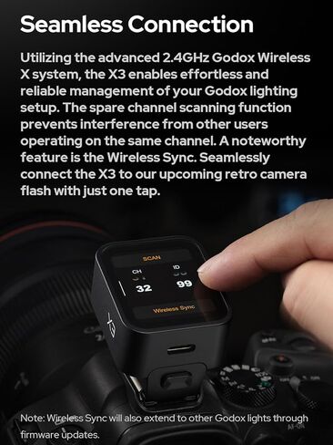 Godox X3 O X3-O X3O TTL Wireless Flash Trigger for Olympus Panasonic Cameras, OLED Touchscreen Flash Transmitter,Built-in Lithium Battery+Quick Charge(Xpro-O/XProII-O Upgrade Version) in Saudi Arabia