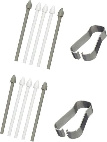 Galaxy Tab S6 Lite Touch Stylus S Pen Replacement Tips/Nibs for Samsung Galaxy Tab S6 Lite 10.4" SM-P610 SM-P615 SM-P610N 2020" Wi-Fi/LTE (P610-Tips-Black/2pcs) in Saudi Arabia