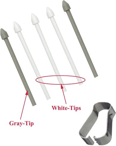 Galaxy Tab S6 Lite Touch Stylus S Pen Replacement Tips/Nibs for Samsung Galaxy Tab S6 Lite 10.4" SM-P610 SM-P615 SM-P610N 2020" Wi-Fi/LTE (P610-Tips-Black/2pcs) in Saudi Arabia