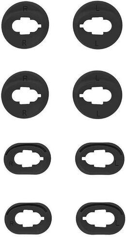 JNSA 8 PCS Silicone Ear Tips Ear Cushion Ear Gel Compatible with Galaxy Buds Live, S/L 4 Pairs Ear Adapter Eartips Replacement for Galaxy Buds Live,Black in Saudi Arabia