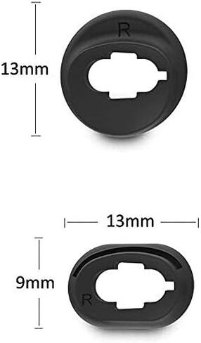 JNSA 8 PCS Silicone Ear Tips Ear Cushion Ear Gel Compatible with Galaxy Buds Live, S/L 4 Pairs Ear Adapter Eartips Replacement for Galaxy Buds Live,Black in Saudi Arabia