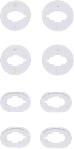 JNSA 8 PCS Silicone Ear Tips Ear Cushion Ear Gel Compatible with Galaxy Buds Live, S/L 4 Pairs Ear Adapter Eartips Replacement for Galaxy Buds Live,Black in Saudi Arabia
