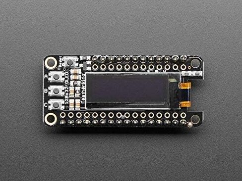 Adafruit 3045 Assembled FeatherWing OLED - 128x32 OLED Add-on for Feather in Saudi Arabia
