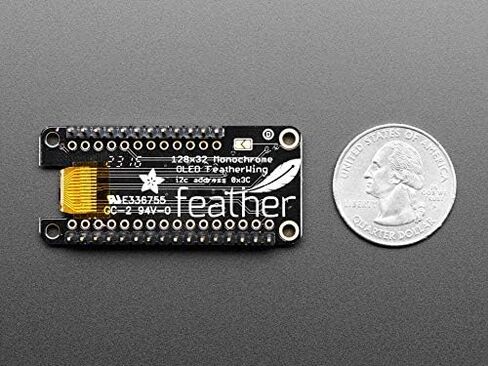 Adafruit 3045 Assembled FeatherWing OLED - 128x32 OLED Add-on for Feather in Saudi Arabia