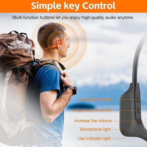 سماعات السباحة IFECCO IP68 المقاومة للماء - سماعات توصيل العظام للسباحة بلوتوث 5.3، سماعات رأس لاسلكية مفتوحة الأذن تحت الماء مع ميكروفون مدمج 32G Mp3 لممارسة رياضة الجري وركوب الدراجات in Kuwait