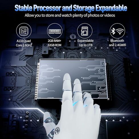 تابلت 10 بوصة، تابلت أندرويد 12 مع حافظة، كمبيوتر لوحي مع ذاكرة وصول عشوائي 2 جيجابايت وذاكرة وصول عشوائي 32 جيجابايت، معالج 1.6 جيجا هرتز، بطارية 6000 مللي أمبير في الساعة، 1280 * 800 IPS، مكبر صوت مزدوج، كاميرات مزدوجة، النوع C (رمادي) in Kuwait