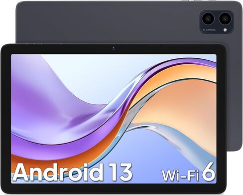 Android 13 10 inch Tablet, Octa-core Processor 4GB RAM 5000mAh, Large Storage 64GB Tablets Dual Stereo in Saudi Arabia