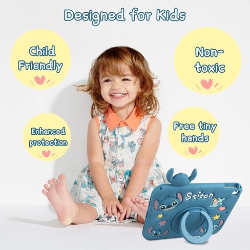 Coolden for iPad 6th Generation Cases iPad 5th Generation Case for Kids iPad 9.7 inch Case with Screen Protector Pencil Holder Stand Shoulder Strap Heavy Duty Protective Case for iPad 6th/5th 9.7" in Kuwait