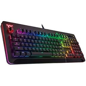 Thermaltake Level 20 RGB Mechanical Gaming Keyboard Cherry MX Blue Switches, 16.8M Color RGB, Alexa Voice Control & Razer Chroma Sync Compatible, KB-LVT-BLBRUS-01
