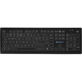 Medical Keyboard Full Size Wireless Black