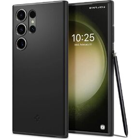 Spigen Thin Fit Designed for Galaxy S23 Ultra Case (2023) [Military-Grade Protection] - Abyss Green