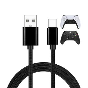 16.4FT USB Charger Charing Cable for PS5 Controller,Xbox Series X Controller,Xbox Series S Controller,Xbox Elite Series 2 Controller,Switch Pro Controller Type C Braided Charing Cable