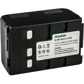 Kastar HHR-V212 / VW-VBS20E Battery 3-Pack Compatible with Panasonic NV-RX3 NV-RX30 NV-RX30EN NV-RX33 NV-RX3A NV-RX49 NV-RX5 NV-RX50 NV-RX501 NV-RX6 NV-RX600 NV-RX7 NV-RX70 NV-RX70EN Camera