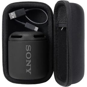 حقيبة سفر صلبة بديلة من Khanka لجهاز Sony SRS-XB13 مكبر صوت بلوتوث محمول مقاوم للماء (أسود)
