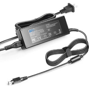 KFD 12V 4-Pin AC DC Adapter for Synology Disk Station DS920+ DS620slim DS418 DS410 DS410j DS411 DS411J DS412 DS412+ DiskStation Network Storage NAS Server Switching Power Supply Cord Charger US Cable