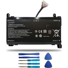 FM08 16-Pin Laptop Replacement Battery for HP Omen 17-AN000 17-AN013TX AN014TX AN014NG AN012DX AN001CA Series HQ-TRE TPN-Q195 922752-421 HSTNN-LB8B HSTNN-LB8A 14.4V 86WH/5973MAH 8-Cell