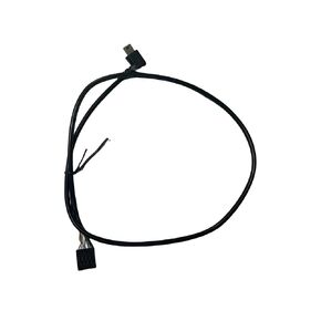 4-Pin Connector Cooler Fan Micro-USB Cable Wire for Corsair H80 H80i H80i GT H100 H100i H100i GT H100i V2 H110i H110i GT/GTX (Cable Length: 2ft 0.6 Meter RGB Cable Platinum Black Cords