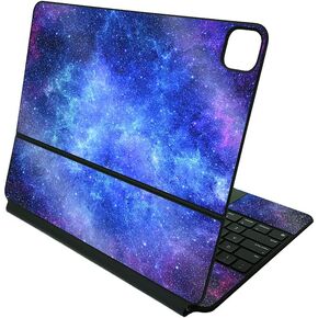MightySkins Glossy Glitter Skin Compatible with Apple Magic Keyboard for iPad Pro 12.9" (3rd-6th Generation) - Constellations | Protective, Durable High-Gloss Glitter Finish | Made in The USA