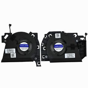 New Laptop CPU+GPU Cooling Fan for HP Mobile Worstation ZBook 17 G3 Series 848377-001 848378-001 7J1850 7J18A0 DFS2004054M0T FGD9 DFS561405PL0T FGDN 5V 0.5A Fan