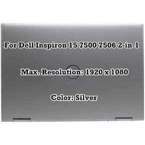 15" Panel Replacement for Dell Inspiron 15 7500 7506 2-in-1 FHD 1920×1080 LCD Touch Screen Assembly Display Complete