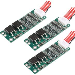 3pcs 5S 15A 18V 21V Lithium Battery Protection Board, 18650 Charger Cell PCB BMS Protection Board Module for Li-ion Battery Cell Pack with Cable
