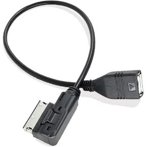 AMI MMI USB Cable for Audi Audio Music Interface, AMI MMI to USB AUX Cable Music Adapter Connect Music Storage Device for A-UDI V-W J-etta GTI GLI P-assat CC T-iguan T-ouareg EOS S-koda