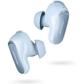 Bose QuietComfort Ultra Wireless Noise Cancelling Earbuds, Bluetooth Noise Cancelling Earbuds with Spatial Audio and World-Class Noise Cancellation, Moonstone Blue - Limited Edition (Renewed)